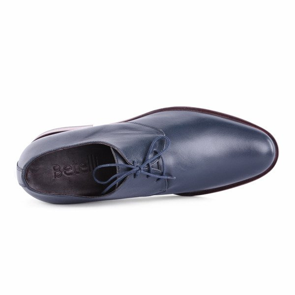 Zapatos con alzas GARDA para hombre con suela de cuero + 7CM