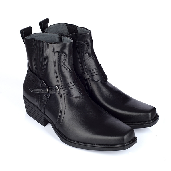 Botas vaqueras con elevador hombre VULCANO + 8 CM | Zapatos alzas para hombre \ Zapatos casuales | Calzado con alzas Betelli.es