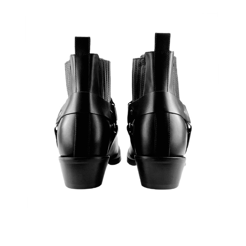 Botas vaqueras con elevador para hombre TREVISO + 8 CM
