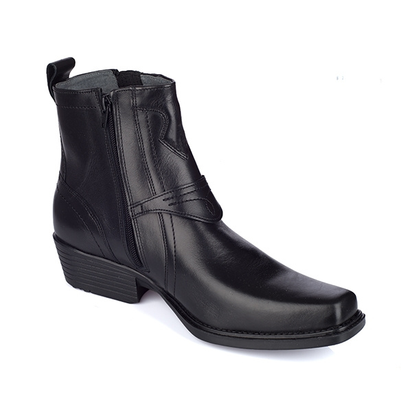 Botas vaqueras con elevador para hombre VULCANO + 8 CM